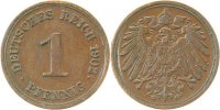 d 1 Pf 010n02G~2.1 1 Pfennig 1902G vz- J 010