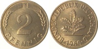  2 Pf   38160F~1.1a 2 Pfennig  1960F bfr/stgl Erstabschlag (EA)! !! J 381 11,00 EUR Differenzbesteuert nach §25a UstG zzgl. Versand