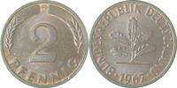 d 1.1 2 Pf 38167G~1.1 2 Pfennig  1967G bfr/st J 381