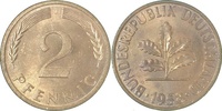  1.0 2 Pf   38158J~1.0 2 Pfennig  1958J stgl J 381 24,50 EUR Differenzbesteuert nach §25a UstG zzgl. Versand