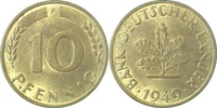     37849F~1.5 10 Pfennig  1949F vz/stgl J 378 28,00 EUR Differenzbesteuert nach §25a UstG zzgl. Versand
