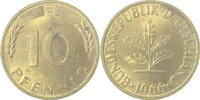     38366G~1.1c 10 Pfennig  1966G bfr/st etw.fleckig J 383 8,00 EUR Differenzbesteuert nach §25a UstG zzgl. Versand