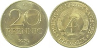     1511b79A~1.0a 20Pfennig  DDR 1979A spgl. J1511b 13,00 EUR Differenzbesteuert nach §25a UstG zzgl. Versand