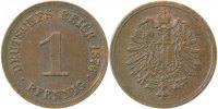 d 2.0 1 Pf 00176H~2.0 1 Pfennig 1876H vz RR S15 J 001