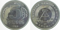  5 Pf   150988A~1.0a 5 Pfennig  DDR 1988A spgl. J1509 3,10 EUR Differenzbesteuert nach §25a UstG zzgl. Versand