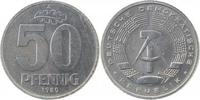     151280A~1.0a 50 Pfennig  DDR 1980A spgl. J1512 28,00 EUR Differenzbesteuert nach §25a UstG zzgl. Versand