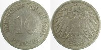 d 013n04G~3.0 10 Pfennig 1904G ss J 013