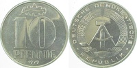     151079A~1.0a 10 Pfennig  DDR 1979A spgl. J1510 4,10 EUR Differenzbesteuert nach §25a UstG zzgl. Versand