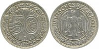 d 32433J~2.5b 50 Pfennig 1933J ss/vz min. Rf. J 324