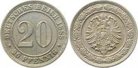     00688E~2.2 20Pfennig  1888E fast vz J 006 45,00 EUR Differenzbesteuert nach §25a UstG zzgl. Versand