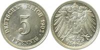  5 Pf   012n02G~1.5b-H 5 Pfennig  1902G f. prfr !! beide Münzzeichen dop... 68,00 EUR Differenzbesteuert nach §25a UstG zzgl. Versand