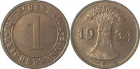 d 1.0 1 Pf 31334E~1.0 1 Pfennig 1934E stgl !!! RRR J 313