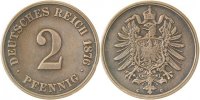 d 2.8 2 Pf 00276C~2.8 2 Pfennig 1876C ss+ J 002