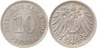 d 01391E~1.11 10 Pfennig 1891E prfr/prfr/stgl!! J 013