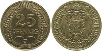     01809J~1.1a-GG 25 Pfennig  1909J prfr/stgl inkl. Expertise extrem se... 3380,00 EUR Differenzbesteuert nach §25a UstG zzgl. Versand