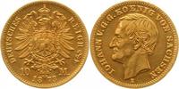  10 Mark   25773E~1.1-GG   Johann Sachsen 1873E prf/stgl !!!! 257 985,00 EUR Differenzbesteuert nach §25a UstG zzgl. Versand