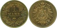     00977B~1.5-GG-PAT 1 Mark  1877B vz/stgl herrliche Patina !!!!!! J 009 6650,00 EUR Differenzbesteuert nach §25a UstG zzgl. Versand