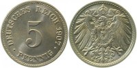 d 1.1 5 Pf 012n07E~1.1 5 Pfennig 1907E prfr/stgl!! J 012