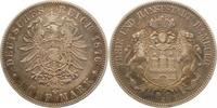     06276J~2.8-GG-PAT 5 Mark  Hamburg 1876J ss+ Patina J 062 128,00 EUR Differenzbesteuert nach §25a UstG zzgl. Versand