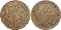     17376F~2.5-GG-PAT 5 Mark  K v.Württemberg 1876F ss/vz Patina J 173 290,00 EUR Differenzbesteuert nach §25a UstG zzgl. Versand