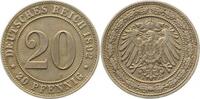 d  01492F~2.5-H 20Pfennig  1892F ss/vz J 014