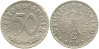 d 37242D~2.5 50 Pfennig 1942D ss/vz J 372