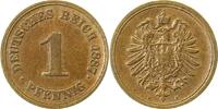  2.0 1 Pf   00187F~2.0 1 Pfennig  1887F vz J 001 22,00 EUR Differenzbesteuert nach §25a UstG zzgl. Versand