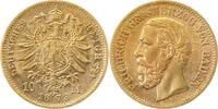 d 10 Mark 18373G~2.0-GG   Friedrich Baden 1873G vz !! J 183