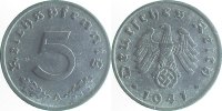 d 1.5 5 Pf 37041A~1.5 5 Pfennig 1941A vz/st J 370