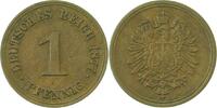  1 Pf   00177A~2.8b-GG 1 Pfennig  1877A ss+, min. Schrötlingsfehler am R... 185,00 EUR Differenzbesteuert nach §25a UstG zzgl. Versand