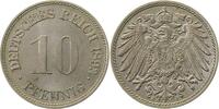     01393F~1.5-H 10 Pfennig  1893F vz/stgl!!!! J 013 64,00 EUR Differenzbesteuert nach §25a UstG zzgl. Versand