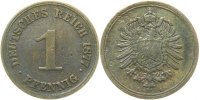 d 1 Pf 00177A~3.2b 1 Pfennig 1877A ss- Oberfläche tw. etwas korr. J 001