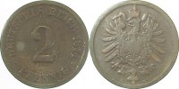 d 3.5 2 Pf 00274G~3.5 2 Pfennig 1874G s/ss J 002
