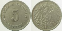 d 1.5 5 Pf 012n13F~1.5 5 Pfennig 1913F vz/stgl. J 012