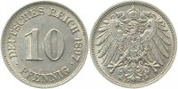d 01397A~1.5 10 Pfennig 1897A vz/st !! J 013