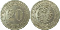 d 00687G~2.5 20Pfennig 1887G ss/vz J 006