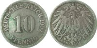 d 013n02G~3.0 10 Pfennig 1902G ss J 013