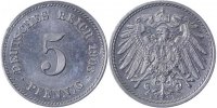 d 1.3 5 Pf 012n03E~1.3 5 Pfennig 1903E prfr/f.prfr !!! J 012