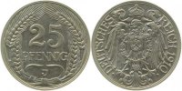 d 01810J~1.8 25 Pfennig 1910J vz+ J 018