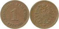 d 2.0 1 Pf 00189E~2.0 1 Pfennig 1889E vz J 001