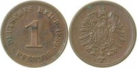 d 2.5 1 Pf 00189E~2.5 1 Pfennig 1889E ss/vz J 001