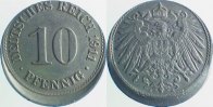     P01311A2.5 10 Pfennig  1911A D10 ss/vz J 013 33,00 EUR Differenzbesteuert nach §25a UstG zzgl. Versand