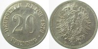 d 00576E~2.5 20Pfennig 1876E ss/vz J 005