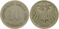 d 01390F~3.5 10 Pfennig 1890F s/ss J 013