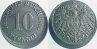     P01308A1.5 10 Pfennig  1908A D10 f.prfr J 013 55,00 EUR Differenzbesteuert nach §25a UstG zzgl. Versand