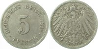 d 2.8 5 Pf 01297G~2.8 5 Pfennig 1897G ss+ J 012