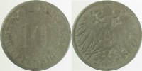 d 01396G~3.8 10 Pfennig 1896G s+ J 013