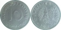 d 37143F~2.5 10 Pfennig 1943F ss/vz J 371