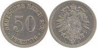 d 00776A~2.5 50 Pfennig 1876A ss/vz J 007
