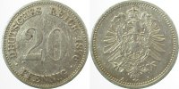 d 00576A~2.5 20Pfennig 1876A ss/vz J 005